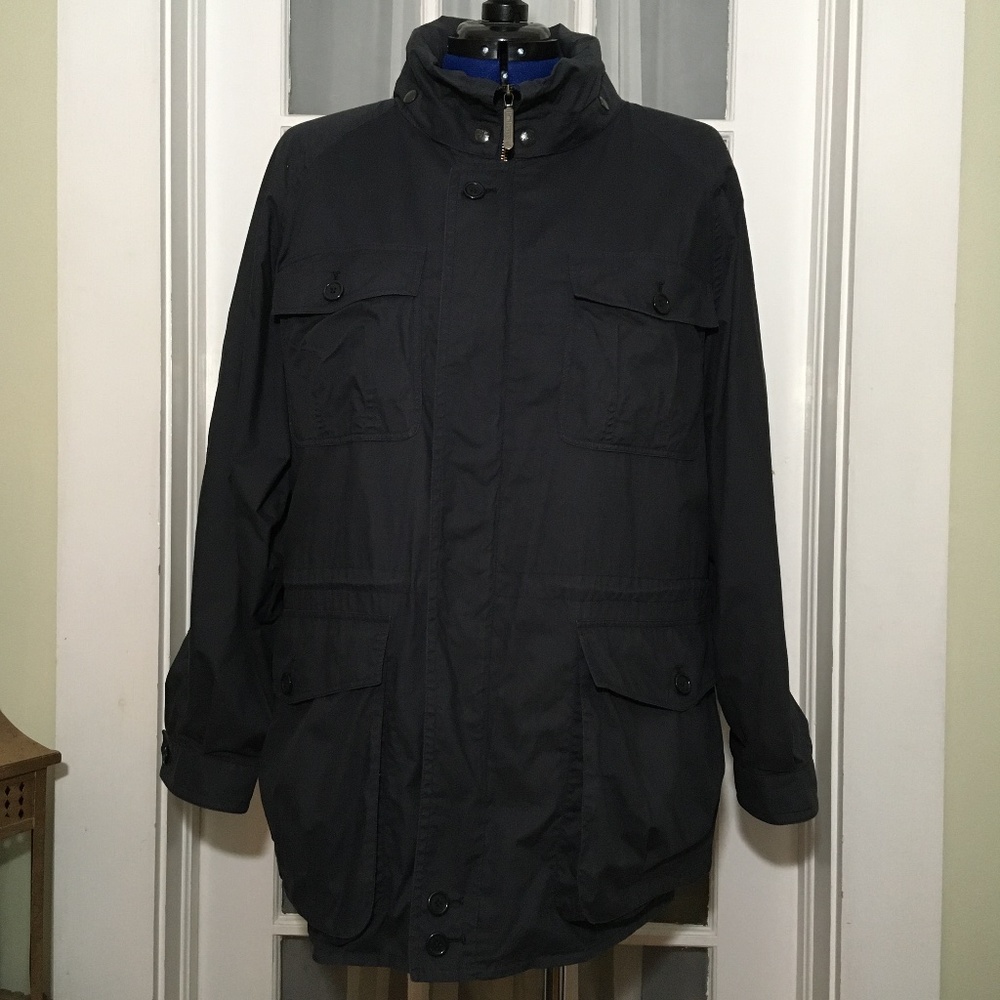 🎉🔥Host Pick! Burberrys Mens Hooded Jacket Vintage 40R